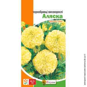 Семена бархатцев высокорослых Аляска 0.5 г.