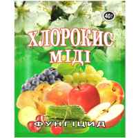 Фунгицид Хлорокись меди 40 г. Фунгицид Хлорокись меди 40 г.