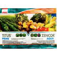 Гербицид Титус 1 г. + Зенкор 10 мл. Гербицид Титус 1 г. + Зенкор 10 мл.