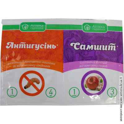 Инсектицид Антигусинь, 4 мл + Самшит, 3 мл