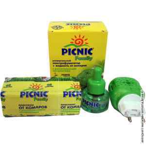 Набір Picnic Family фумігатор+рідина+пластини