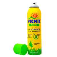 Аэрозоль от комаров Picnic Family 150 мл.