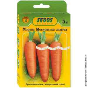 Семена на ленте морковь Московская зимняя 5 м.