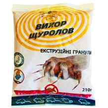 Вихор Щуролов 210 г. гранулы с мумификатором Вихор Щуролов 210 г. гранулы с мумификатором