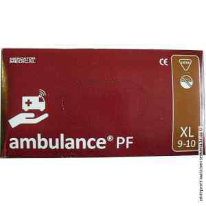 Перчатки латексные Ambulance, размер M