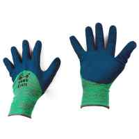 Перчатки покрытые рифленым латексом