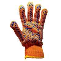 Перчатки с ПВХ оранжевые Звезда