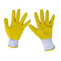 Перчатки нитриловые полностью облитые на стрейчевой основе