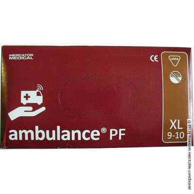 Перчатки латексные Ambulance, размер XL