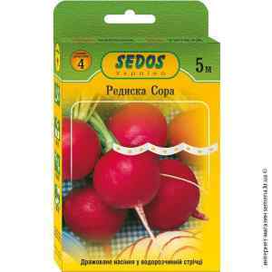 Семена редиса Сора на ленте 5 м. Семена редиса Сора на ленте 5 м.